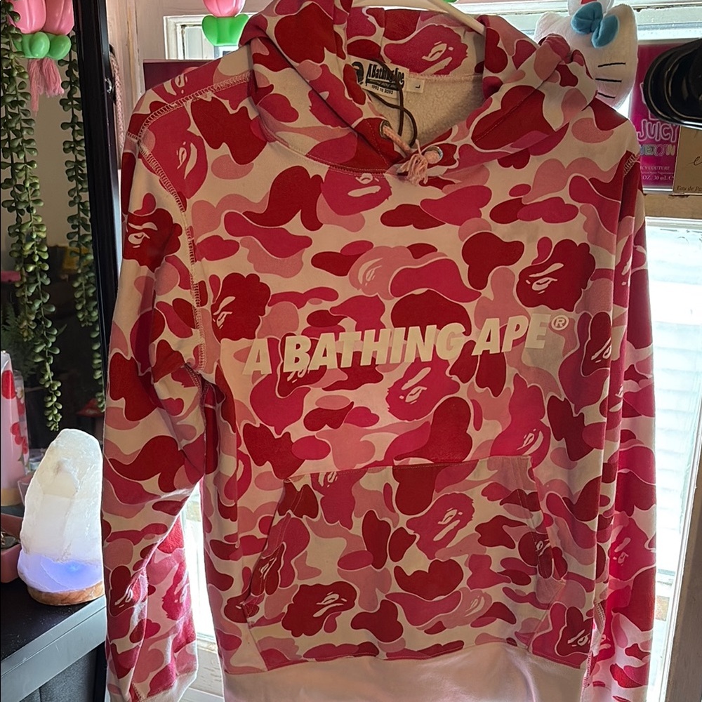 Bape Pink Camo Women's Sweater